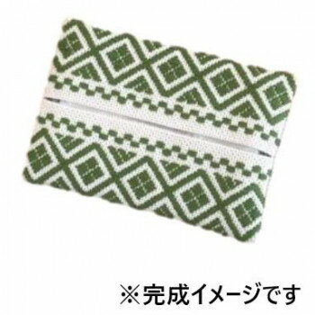 オリムパス こぎんキット　ティッシュケース(ベージュ) 10 【北海道・沖縄・離島配送不可】