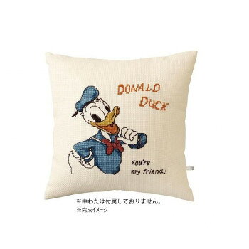 オリムパス 6034 ししゅうキット　クッション　ディズニー　ドナルドダック 【沖縄配送不可】