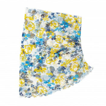 シルクのネックカバー(イエロー) 【北海道・沖縄・離島配送不可】