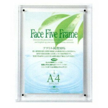 アートプリントジャパン フォトフレーム フェイスファイブフレーム A4対応　クリア　30736695 【北海道・沖縄・離島配送不可】