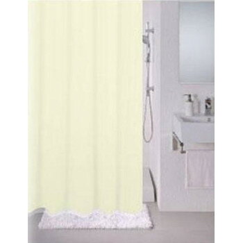 シャワーカーテン　ブリーズ　無地タイプ　幅130×高さ180cm　ホワイト 【北海道・沖縄・離島配送不可】