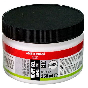 AMSTERDAM アムステルダム　アクリリックメディウム　ヘビージェルメディウム　グロス　015　250ml　T2417-3015 403824 【北海道・沖縄・離島配送不可】