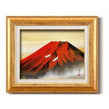 ＜＜ご注意下さい＞＞こちらの商品はメーカーよりお客様へ直接お届けの品になります。 当店での在庫はしておりません。在庫の有無はメーカー在庫のみになりますので、急な欠品や急に廃盤になる可能性がございます。こちらの商品の配送について○北海道・沖縄・離島につきましては、配送不可となりますので予めご了承お願いします。こちらの商品の包装(ラッピング)について○上記の理由(メーカーより直送)により包装はできませんので予めご了承お願いします。こちらの商品の不具合について○お届けしましたこちらの商品に不具合があった場合、商品到着日より1週間以内に当店にご連絡ください。メーカーが直接対応させて頂きます。○お客様がご自身で修理された場合、費用の負担は致しかねますので予めご了承下さい。赤富士には開運力があり、金運を高めるとされるよりよい縁起物です。旭日の黎明を浴びて金色に輝く金富士の姿は、赤富士以上にめったに見られないことから、運良く見ることが出来た者には限りない吉事が訪れるといわれています。特に金運財運を高めると崇められ、富士信仰とあいまって、人々の憧れの象徴としてもてはやされてきました。お手持ちの色紙等と入れ替えが出来ます。サイズ：約460×552×55mm個装サイズ：48.7×58.8×6.7cm重量：2500g個装重量：3000g素材・材質：フレーム:樹脂仕様：色紙入れ替え可能対応サイズ:色紙F6(410×318mm)付属品：壁掛けひも生産国：日本