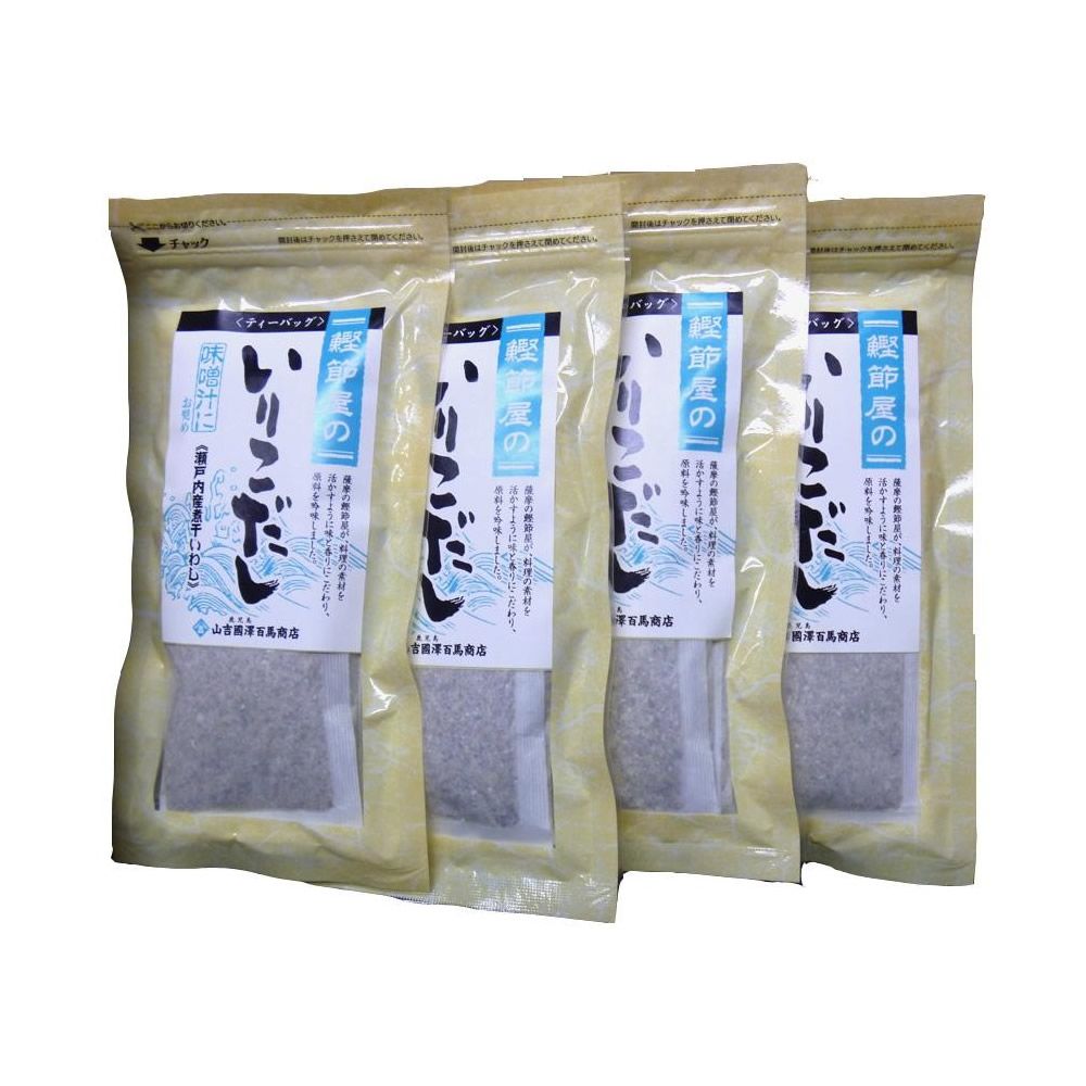 山吉國澤百馬商店　鰹節屋のいりこだし(8g×10包入)×4袋　化粧箱入り 【北海道・沖縄・離島配送不可】