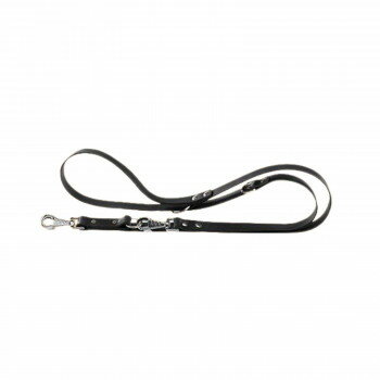 Leash - ferplast(ファープラスト)　ナチュラルシリーズ　イタリアンレザー　犬用リード　Natural GA　GA12/200　ブラック・75304917 【北海道・沖縄・離島配送不可】