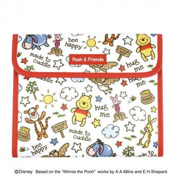 Disney　ディズニー　マルチケース(プーさん＆フレンズ)　ジャバラタイプ　DJM-2301K 【北海道・沖縄・..