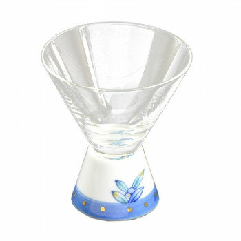 有田焼 華山窯 有田浪漫グラス SAKE GLASS 台形 オリーブ 【北海道・沖縄・離島配送不可】