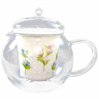 有田焼 セランドグラス おしゃれポット 誕生花 9月 りんどう 500cc FC-550C 【北海道・沖縄・離島配送不可】