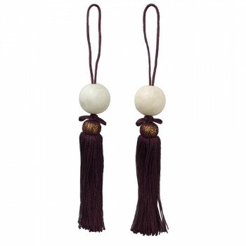 ＜＜ご注意下さい＞＞こちらの商品はメーカーよりお客様へ直接お届けの品になります。 当店での在庫はしておりません。在庫の有無はメーカー在庫のみになりますので、急な欠品や急に廃盤になる可能性がございます。こちらの商品の配送について○北海道・沖縄・離島につきましては、配送不可となりますので予めご了承お願いします。こちらの商品の包装(ラッピング)について○上記の理由(メーカーより直送)により包装はできませんので予めご了承お願いします。こちらの商品の不具合について○お届けしましたこちらの商品に不具合があった場合、商品到着日より1週間以内に当店にご連絡ください。メーカーが直接対応させて頂きます。○お客様がご自身で修理された場合、費用の負担は致しかねますので予めご了承下さい。掛け軸に掛けることで高級感がプラスされます。※お使いのPCモニターの設定によって、実際の商品と色味が若干異なる場合がございます。ご了承ください。サイズ：個装サイズ：8.7×20.7×3.5cm重量：個装重量：220g素材・材質：球:オニックス房:レーヨン生産国：中国