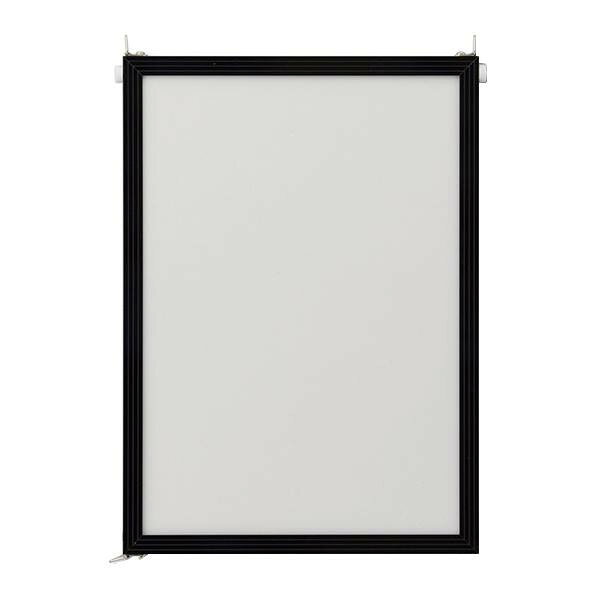 ポスターフレーム アルミパネル アスト A4 ブラック 33L026W9001 【北海道・沖縄・離島配送不可】