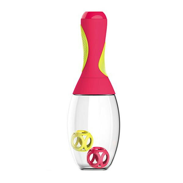 asobu サンバシェーカー 600ml レッド/イエロー ANDSS-RY 【北海道・沖縄・離島配送不可】