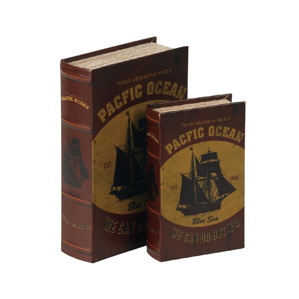 ブック型収納ボックス BOOK BOX 2個セット 28432 【北海道・沖縄・離島配送不可】