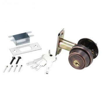 G-172 ディンプルシリンダー本締錠 60mm 銅古美 4本キー 00071172-001 【北海道・沖縄・離島配送不可】