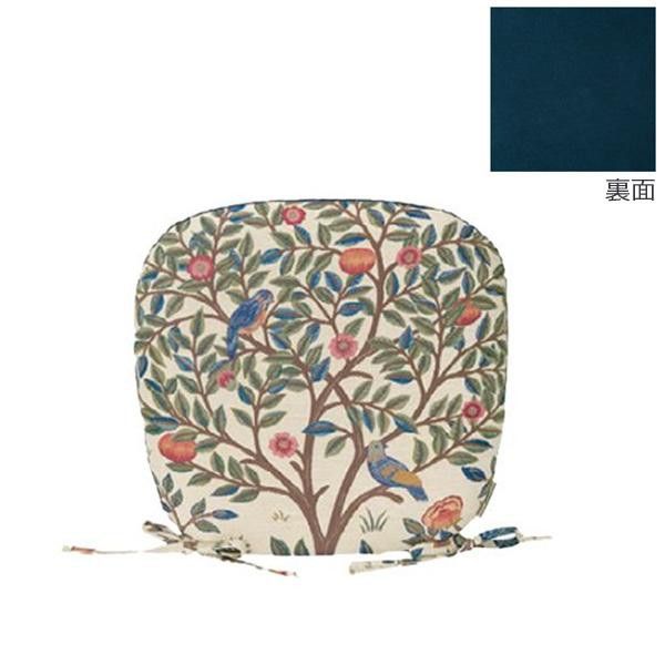 川島織物セルコン Morris Design Studio ケルムスコットツリー ダイニングシートクッション 45×43Vcm LN1722 BE ベージュ 【北海道・沖縄・離島配送不可】