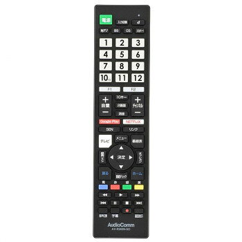 OHM AudioComm テレビリモコン ソニーブラビア専用 AV-R340N-SO