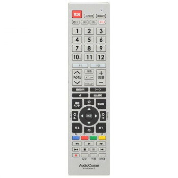 OHM AudioComm テレビリモコン 東芝レグザ専用 AV-R340N-T