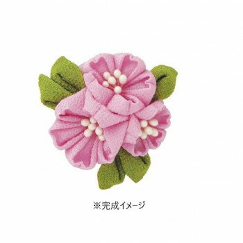 オリムパス はじめてのつまみ細工 キット さくらのブローチ TZ-13　A 【北海道・沖縄・離島配送不可】
