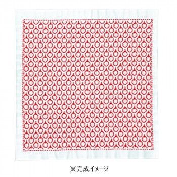 オリムパス 刺し子キット 花ふきん りんご SK-357 【北海道・沖縄・離島配送不可】