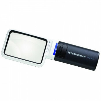 エッシェンバッハ　LEDワイドライトルーペ　(4倍)　角型　1511-4 【北海道・沖縄・離島配送不可】