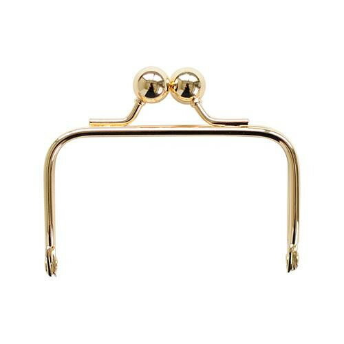 ハマナカ 編みつける 口金 約ヨコ7.5cm×タテ4.5cm 1組 金 H207-018-1 【北海道・沖縄・離島配送不可】