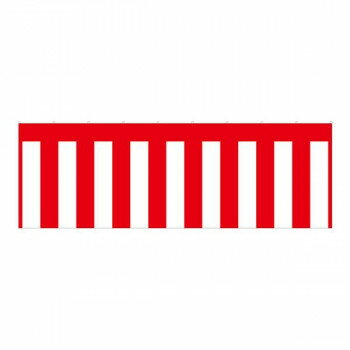 B紅白幕 23946 トロピカル 3間 H1800 【�