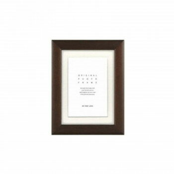A.P.J. フォトフレーム ステインフレーム キャビネ マット付　ブラウン・29971135 【北海道・沖縄・離..