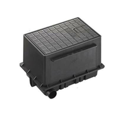 三栄 SANEI 散水栓ボックスセット 黒 R81-93S-D 【沖縄配送不可】