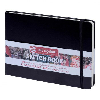 ターレンス アートクリエーションスケッチブック　ブラック　21×15CM　T9314-005M 407170