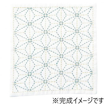 オリムパス 刺し子のハンカチ キット 麻の葉 HK-1 【沖縄配送不可】
