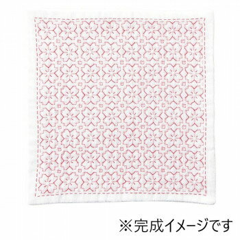 オリムパス 刺し子のハンカチ キット 桜の花 HK-5 【北海道・沖縄・離島配送不可】