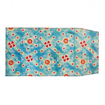 ヤンピーブックカバー フラワー ブルー 11919090036 【北海道・沖縄・離島配送不可】