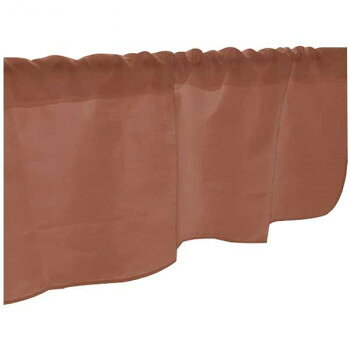 カフェカーテン 茶 DIC329 1000×450mm 41709 【北海道・沖縄・離島配送不可】