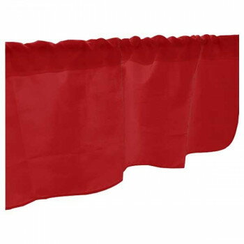 カフェカーテン 赤 DIC2487 800×450mm 41758 【北海道・沖縄・離島配送不可】