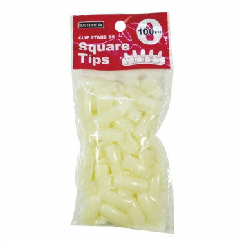 ビューティーネイラー クリップ 100pcs スクエア CLSQ-1 【北海道・沖縄・離島配送不可】