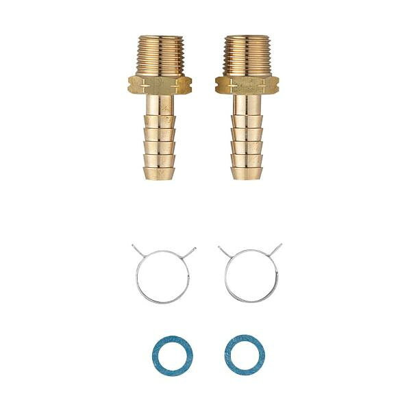 SANEI ペアホース金具セット T421-42S-15A