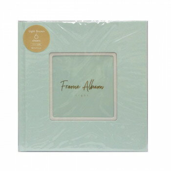 ＜＜ご注意下さい＞＞こちらの商品はメーカーよりお客様へ直接お届けの品になります。 当店での在庫はしておりません。在庫の有無はメーカー在庫のみになりますので、急な欠品や急に廃盤になる可能性がございます。こちらの商品の配送について○北海道・沖縄・離島につきましては、配送不可となりますので予めご了承お願いします。こちらの商品の包装(ラッピング)について○上記の理由(メーカーより直送)により包装はできませんので予めご了承お願いします。こちらの商品の不具合について○お届けしましたこちらの商品に不具合があった場合、商品到着日より1週間以内に当店にご連絡ください。メーカーが直接対応させて頂きます。○お客様がご自身で修理された場合、費用の負担は致しかねますので予めご了承下さい。台紙の枚数が6枚と、手軽な手作りギフトにもぴったりです。 バースデーギフトやベビーギフトなど色んなシーンでお使いいただけます。サイズ：168×166×10mm個装サイズ：17.5×17.5×1cm重量：234g個装重量：234g素材・材質：紙、ポリプロピレン、ポリ塩化ビニール仕様：台紙1ページの貼付有効サイズ:160×142mm台紙タイプ:フリー台紙(ライトブラウン)ページ数:台紙 6枚製本(12ページ分)L版サイズ写真最大12枚収納生産国：日本