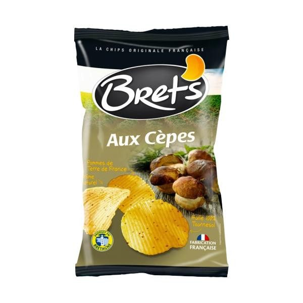 Brets(ブレッツ)　ポテトチップス　ポルチーニ　125g×10袋 【北海道・沖縄・離島配送不可】