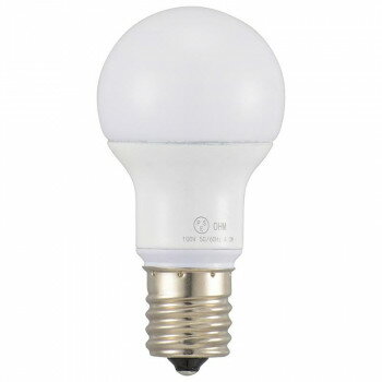 OHM LED電球 小形 E17 40形相当 電球色 LDA4L-G-E17 IH2R1 【北海道・沖縄・離島配送不可】