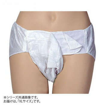 面ファスナーによる簡単着脱で、しかもパット交換の容易な前開きタイプです。適度な伸縮性により、体型にすっきりフィット。快適な着け心地です。ソフトな肌触りで、通気性に優れています。【お手入れ方法】・水の温度は30度を限度とし、洗濯機の弱水流または弱く手洗いしてください。・塩素系漂白剤による漂白はできません。・日陰でつり干しをしてください。・面ファスナーは必ず閉じた状態で洗濯してください。サイズ：胴廻り:100cm〜120cm個装サイズ：24.5×15.5×2cm重量：個装重量：39g素材・材質：ポリエステル製スパンレース不織布生産国：中国
