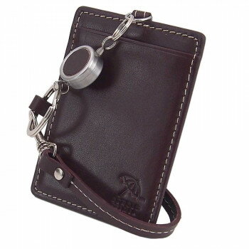 Arnold Palmer アーノルドパーマー 牛革 リール付パスケース 定期入れ メンズ ギフト 4AP3283　チョコ(BN) 【北海道・沖縄・離島配送不可】