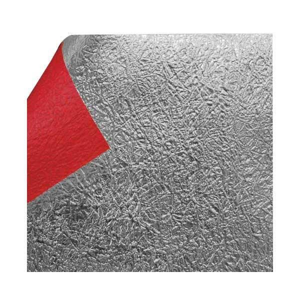 もみ銀箔両面和紙 単色 25.5×36cm 赤 10枚入 KJ-13R 1 セット 【北海道・沖縄・離島配送不可】