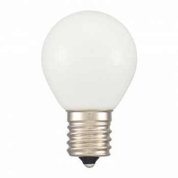 OHM LEDサイン球装飾用 S35/E17/1.2W/68lm/電球色 LDS1L-H-E17 13 【北海道・沖縄・離島配送不可】