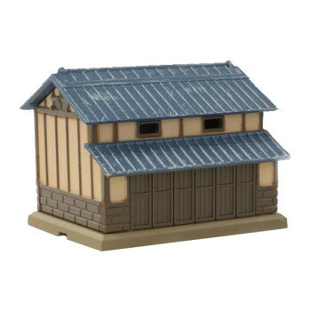 トタン屋根 漆喰壁納屋 紺 S029-2