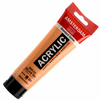 Paints - ターレンス アムステルダムアクリリックカラー120ml 224 ネープルスイエローレッド 468250 【北海道・沖縄・離島配送不可】