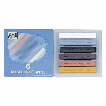 NOUVEL　Carre´Pastels　ヌーベルカレーパステル　6色セットA　NCT-6A　455131 【北海道・沖縄・離島配送不可】