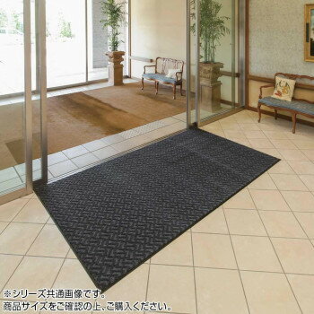 インドアマット　エコトライマット　12号　90×120cm　灰 【北海道・沖縄・離島配送...