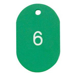 ORIONS　プラスチック番号札(大)　番号(1-50)　グリーン　NO.16-1-G 【北海道・沖縄・離島配送不可】