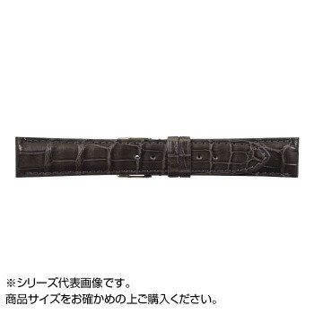 Mens - MIMOSA(ミモザ) 時計バンド クロコマット 19mm グレー (美錠:銀) WRM-GR19 【北海道・沖縄・離島配送不可】