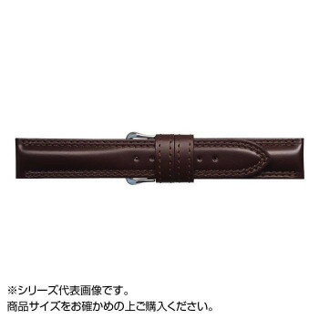 MIMOSA(ミモザ) 時計バンド ATカーフ 18mm ダークブラウン (美錠:銀) CAT-B18 【北海道・沖縄・離島配送不可】