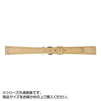 MIMOSA(ミモザ) 時計バンド Eカーフ 15mm キャメル (美錠:銀) CE-CM15 【北海道・沖縄・離島配送不可】